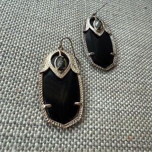 Kendra Scott Darby Black Earrings